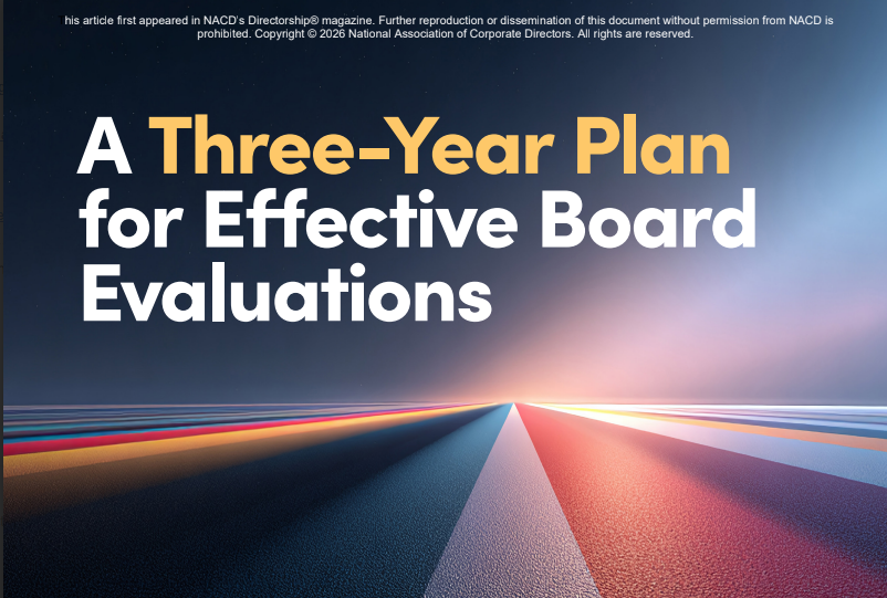 board evaluation best practices